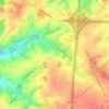 Carte topographique Haut-Ittre, carte du relief, carte des altitudes
