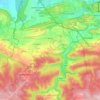 Carte topographique Wellin, carte du relief, carte des altitudes