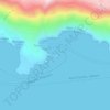 Carte topographique Λουτρό, altitude, relief