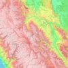 Carte topographique Junín, carte du relief, carte des altitudes