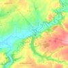 Carte topographique Gavray, altitude, relief