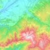 Carte topographique Alp, carte du relief, carte des altitudes