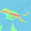 Carte topographique Papua New Guinea, altitude, relief