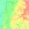 Carte topographique Sourou, carte du relief, carte des altitudes