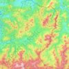 Carte topographique Baztán, carte du relief, carte des altitudes