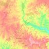 Carte topographique Kwara, carte du relief, carte des altitudes