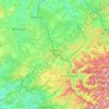 Carte topographique Épinal, relief, altitude