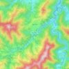 Carte topographique Igantzi, carte du relief, carte des altitudes