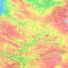 Carte topographique Picardie, relief, altitude