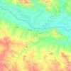 Carte topographique Pategi, carte du relief, carte des altitudes