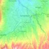Carte topographique Sangolquí, carte du relief, carte des altitudes