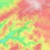 Carte topographique Malmedy, carte du relief, carte des altitudes