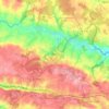 Carte topographique Elven, altitude, relief