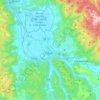 Carte topographique Rieti, carte du relief, carte des altitudes
