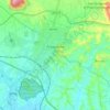 Carte topographique Frosinone, carte du relief, carte des altitudes