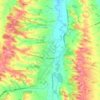 Carte topographique Mirande, altitude, relief