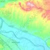 Carte topographique Fustiñana, carte du relief, carte des altitudes