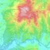 Carte topographique Riparbella, carte du relief, carte des altitudes