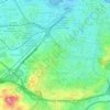 Carte topographique Distrito Sur, carte du relief, carte des altitudes
