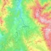 Carte topographique Amatrice, carte du relief, carte des altitudes
