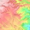 Carte topographique Celleno, carte du relief, carte des altitudes