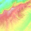 Carte topographique Dhaya, relief, altitude