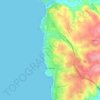 Carte topographique Ericeira, carte du relief, carte des altitudes