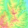 Carte topographique Pouylebon, altitude, relief