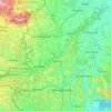 Carte topographique Vas megye, carte du relief, carte des altitudes