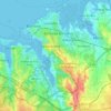 Carte topographique BRR, carte du relief, carte des altitudes