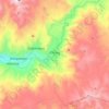 Carte topographique Chivay, carte du relief, carte des altitudes