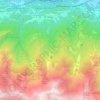 Carte topographique Mattie, altitude, relief