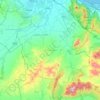 Carte topographique Mornag, carte du relief, carte des altitudes