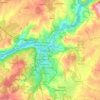 Carte topographique Ourense, carte du relief, carte des altitudes