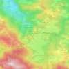 Carte topographique Abaurregaina, carte du relief, carte des altitudes