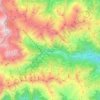 Carte topographique Usseglio, relief, altitude