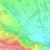 Carte topographique Cerrione, relief, altitude