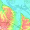 Carte topographique Saint-Loup, relief, altitude