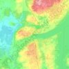 Carte topographique Barrie, carte du relief, carte des altitudes