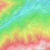 Carte topographique Chiomonte, carte du relief, carte des altitudes