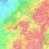 Carte topographique Imbabura, carte du relief, carte des altitudes