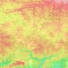 Carte topographique Étalle, altitude, relief