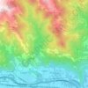 Carte topographique Caprie, carte du relief, carte des altitudes
