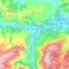 Carte topographique Arredondo, carte du relief, carte des altitudes