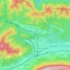 Carte topographique Alsasua, carte du relief, carte des altitudes