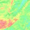 Carte topographique Houet, carte du relief, carte des altitudes