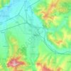Carte topographique Sebeș, altitude, relief