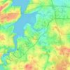 Carte topographique Pleudihen-sur-Rance, altitude, relief