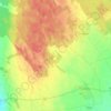 Carte topographique Tschawal, altitude, relief