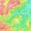 Carte topographique Camaleño, carte du relief, carte des altitudes